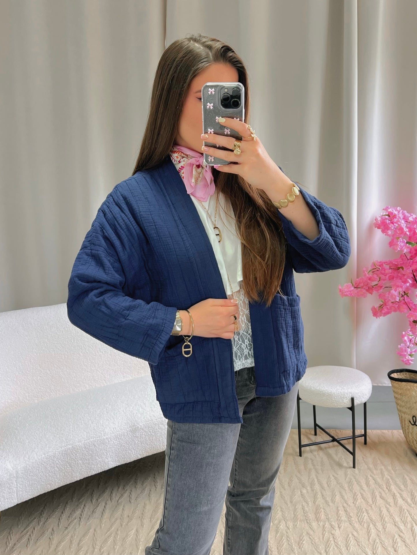 Veste ALBA bleu marine