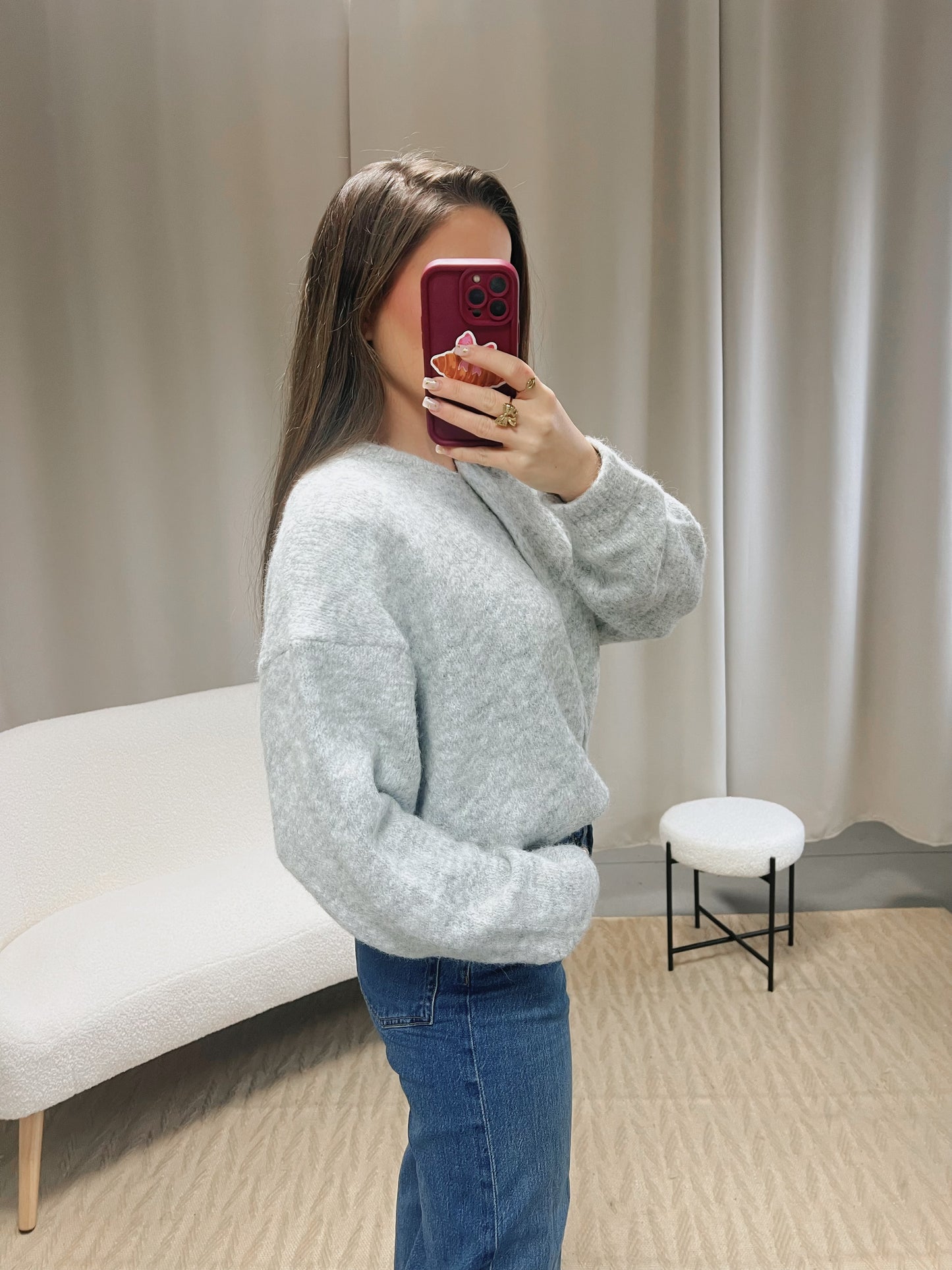 Gilet AIDY gris clair