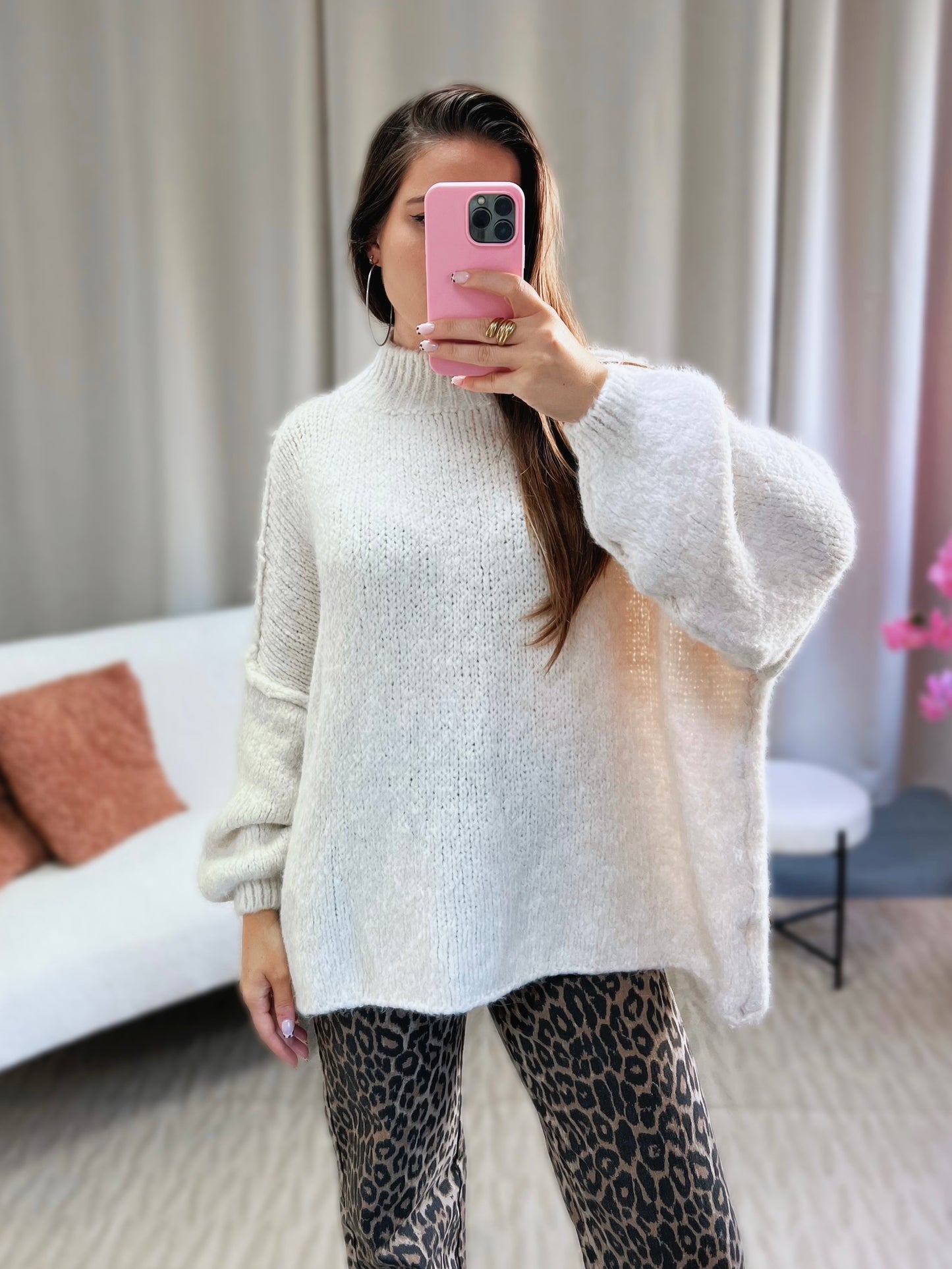 Pull FALLON écru