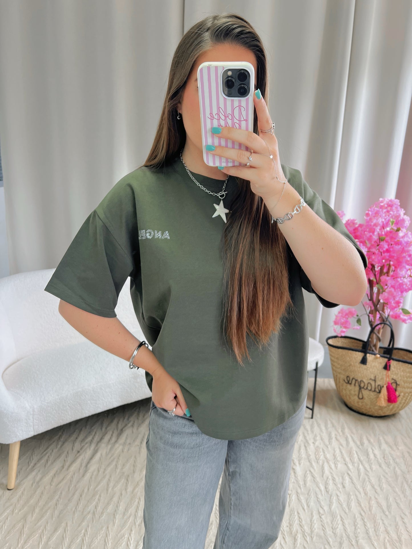 T-shirt ANGEL kaki