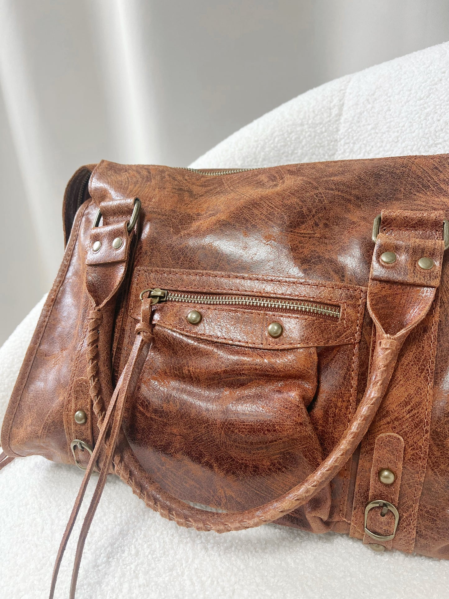 Sac PANAM camel grand modèle