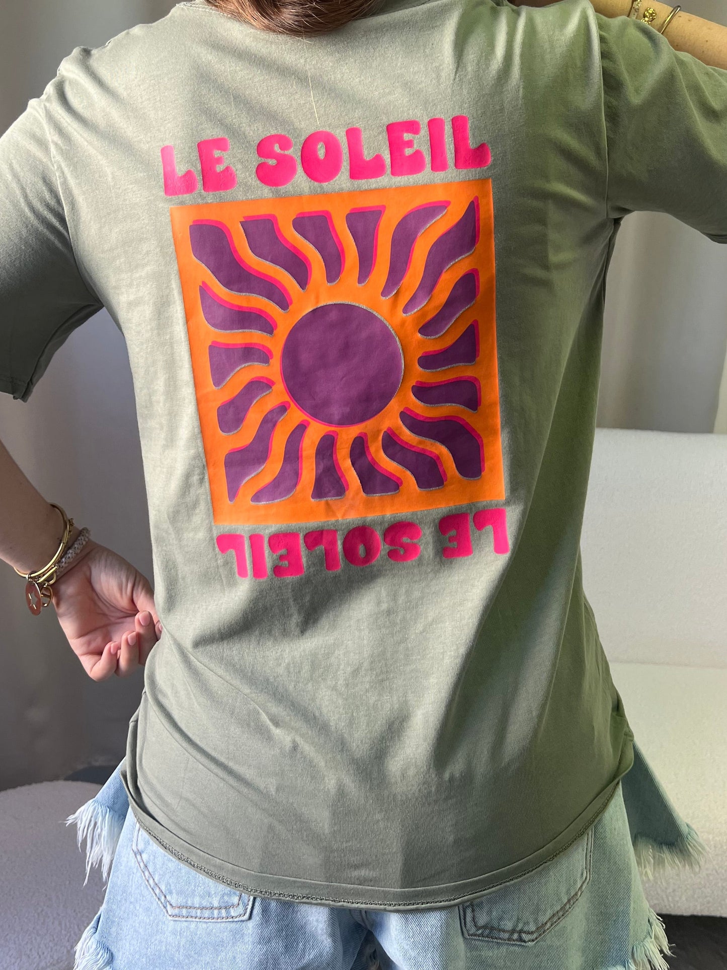 T-shirt LE SOLEIL kaki