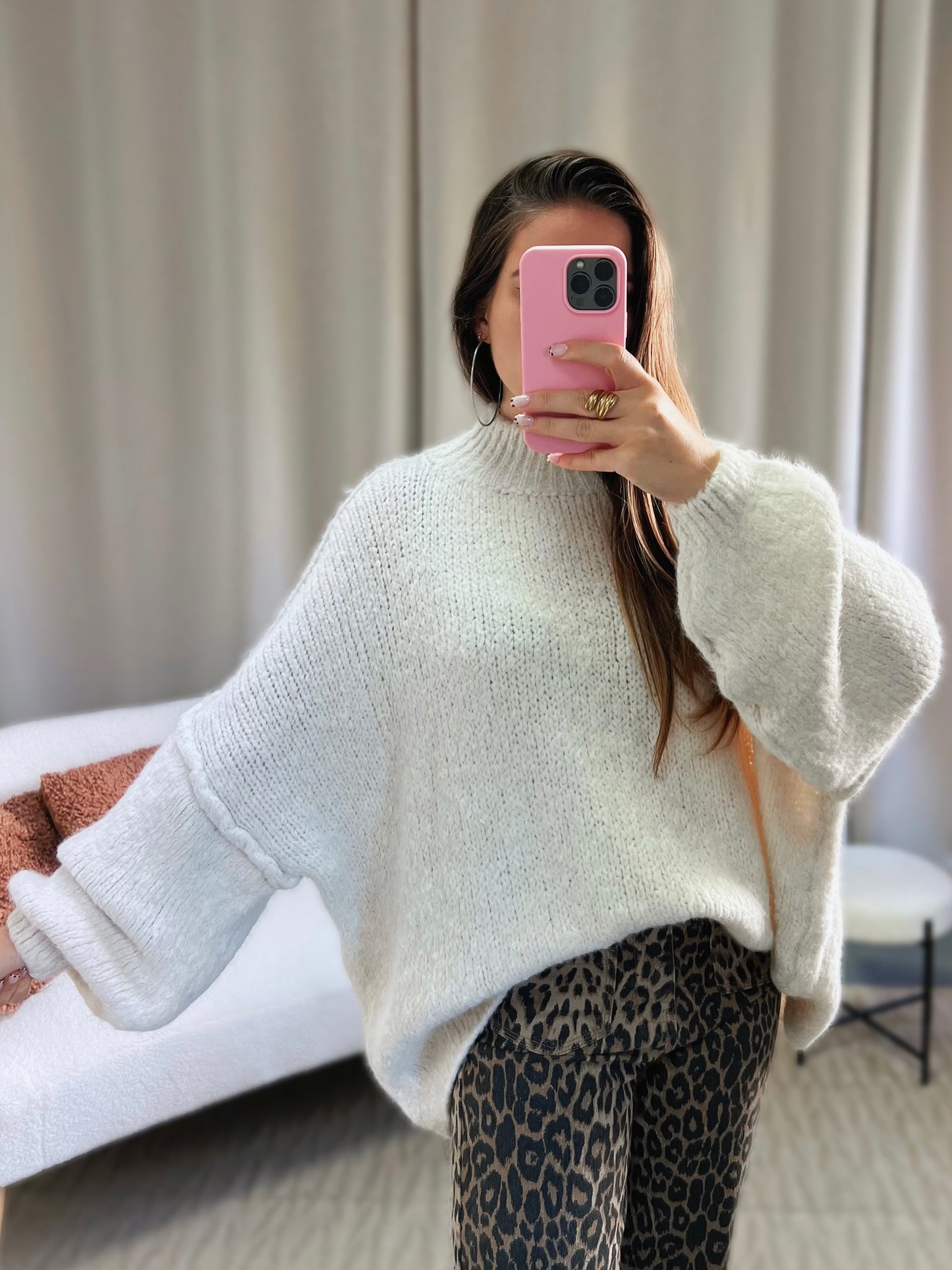 Pull FALLON écru