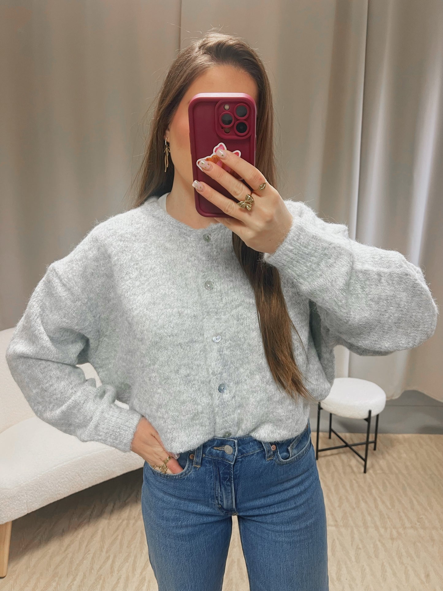 Gilet AIDY gris clair