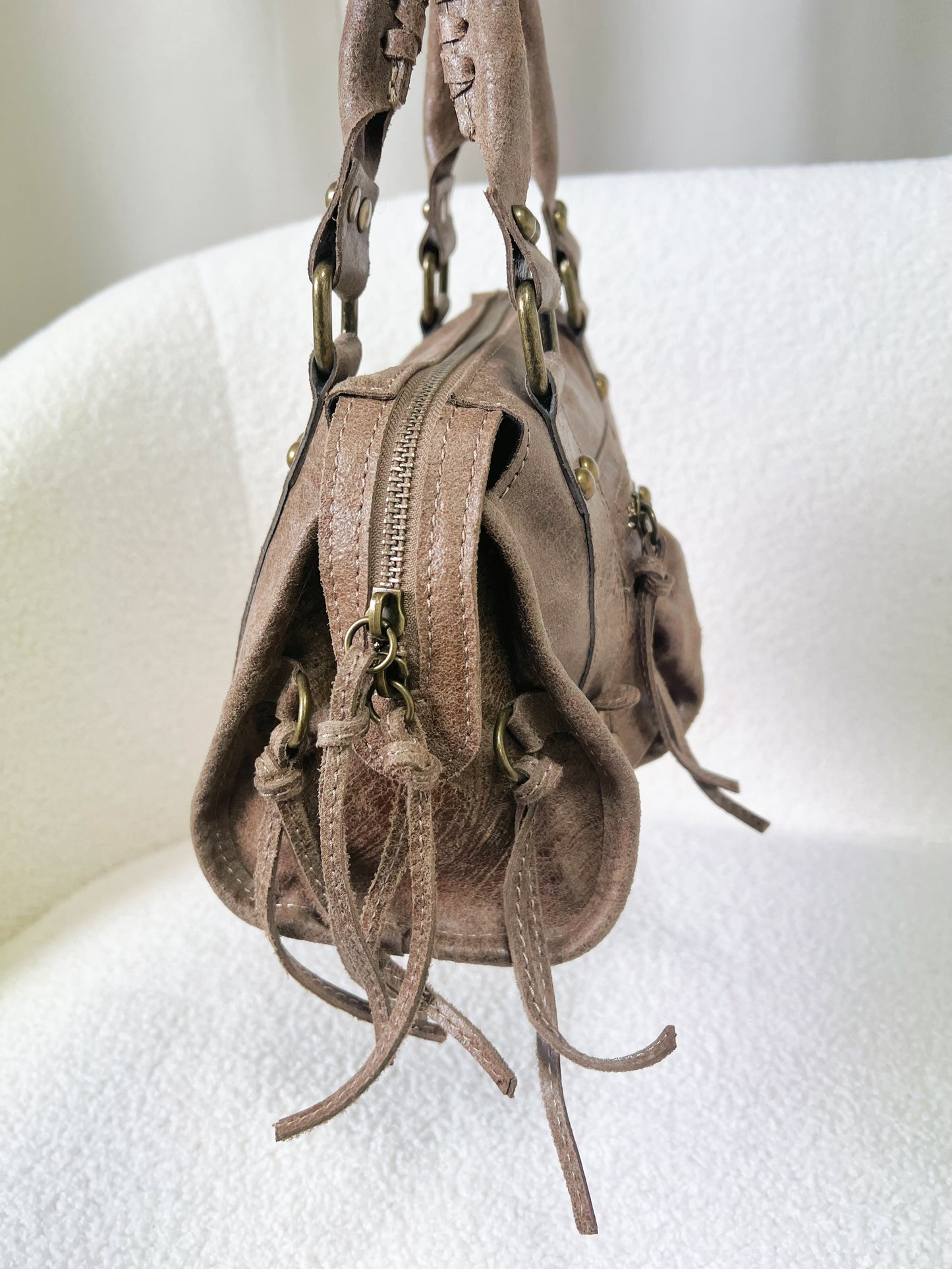 Sac PANAM taupe mat petit modèle