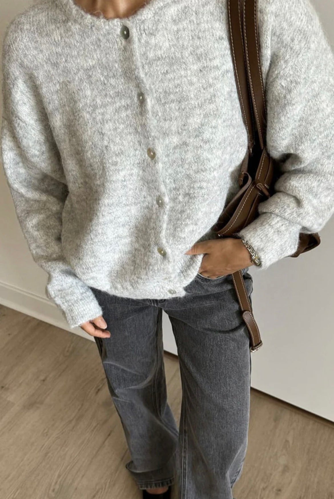 Gilet AIDY gris clair