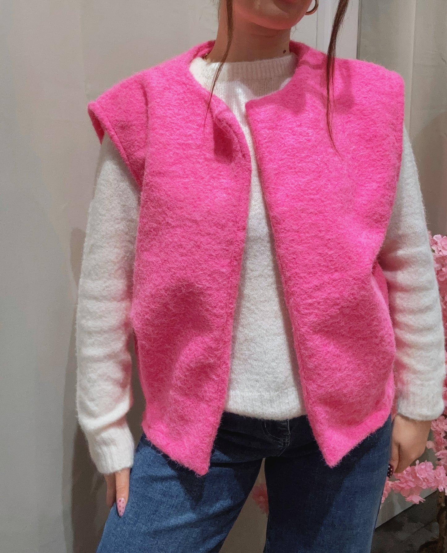 Veste ROMY rose fluo