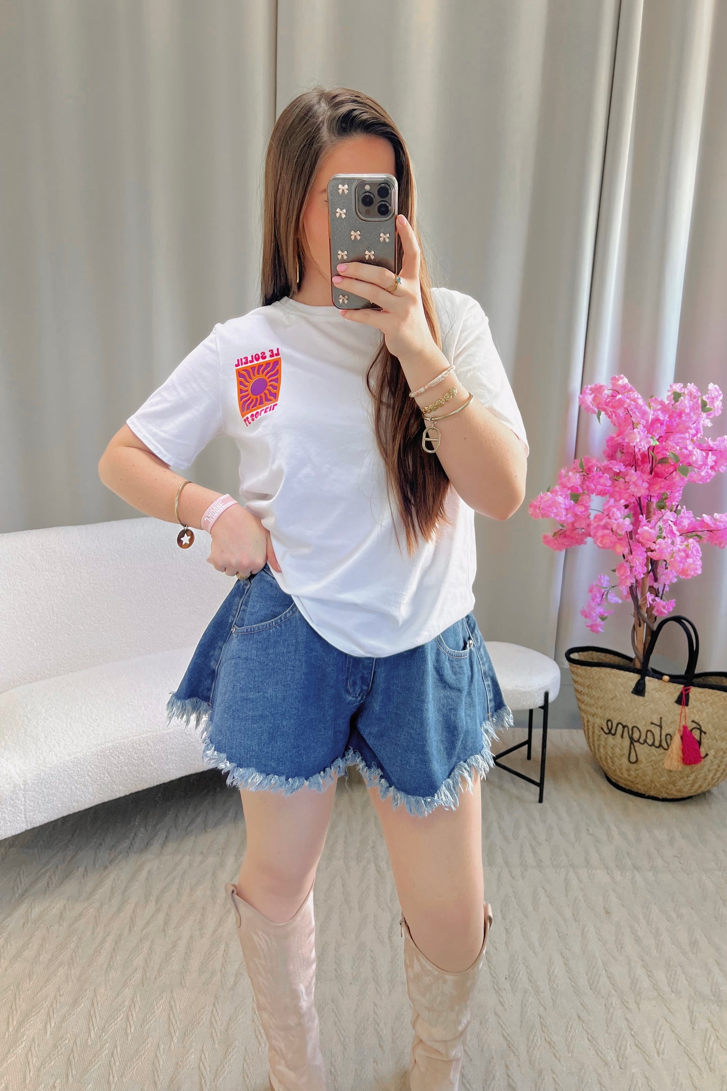Short DALLAS bleu