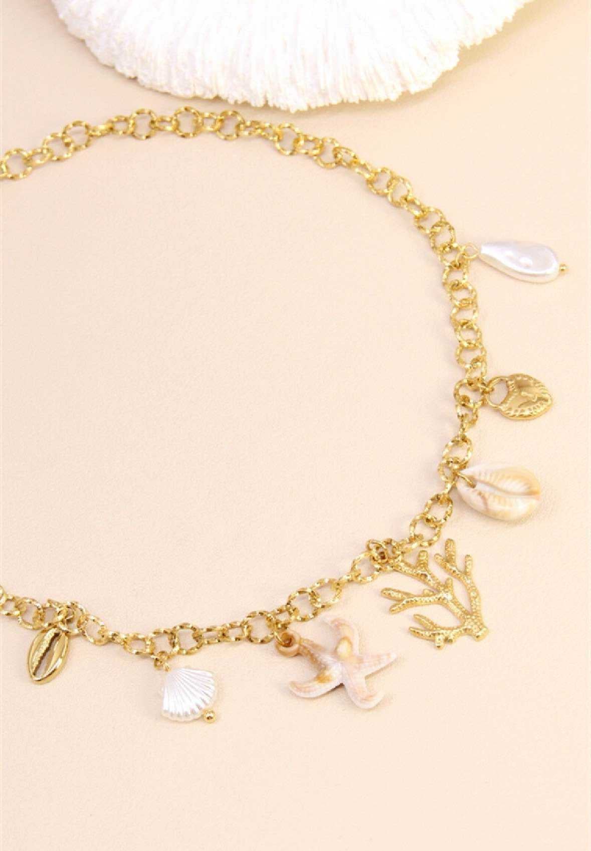 Collier CORAIL doré