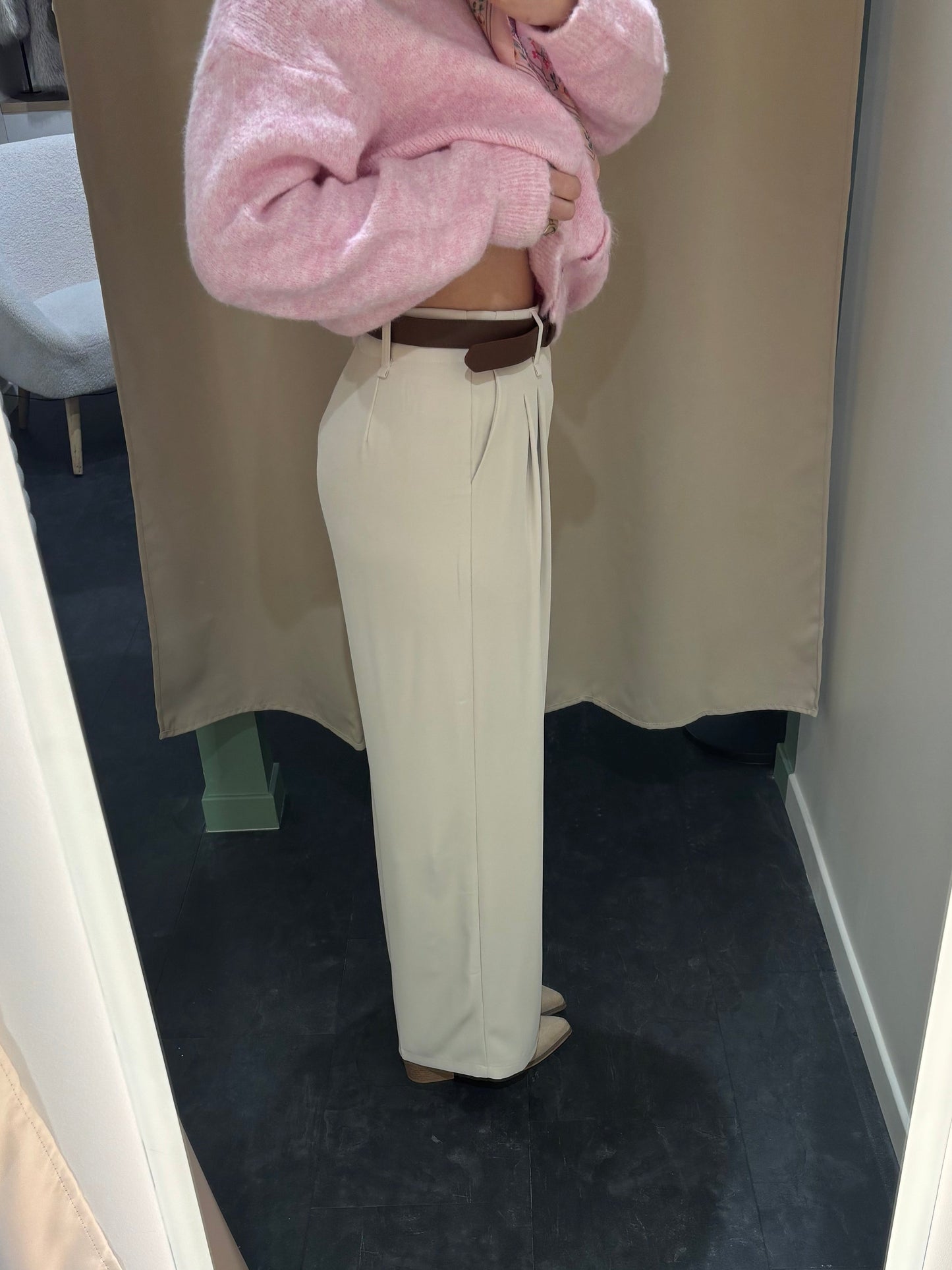 Pantalon TAYLOR écru