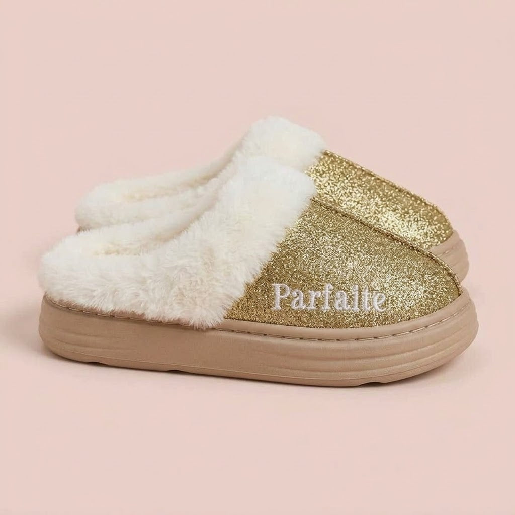 Chaussons à paillettes Parfaite