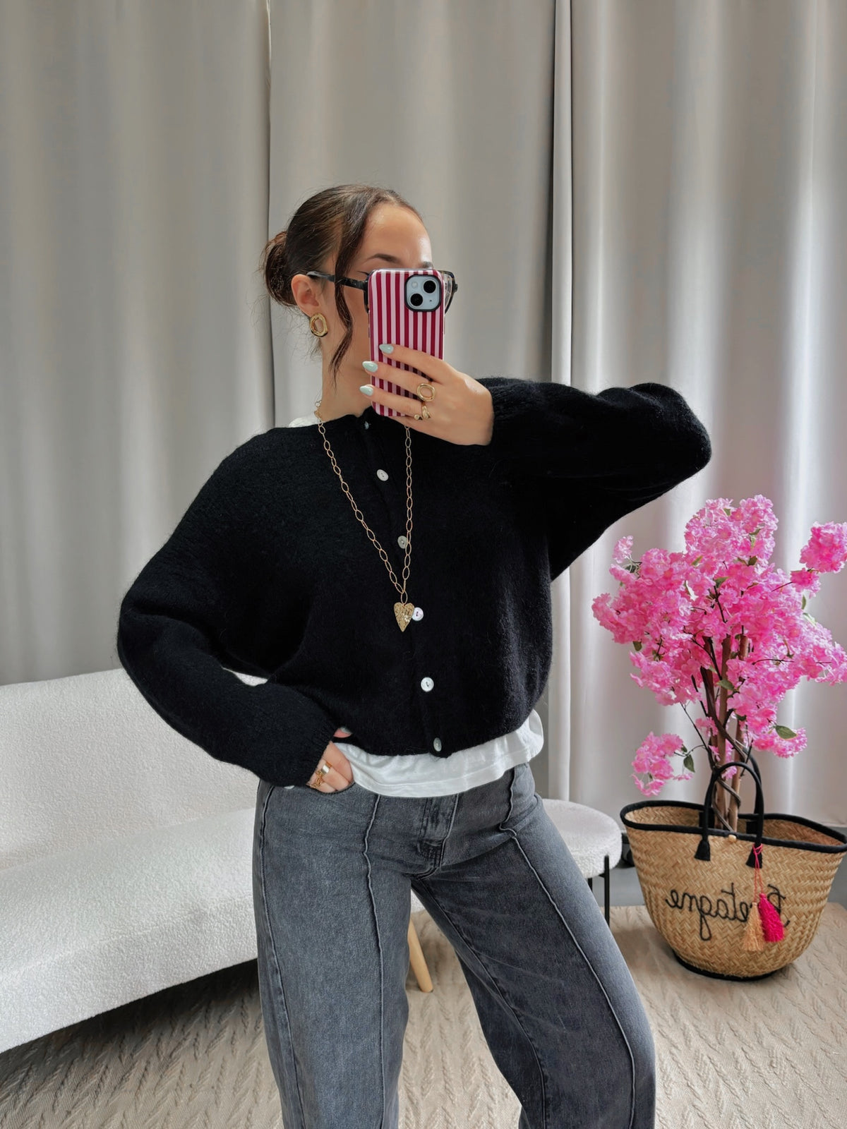 Cardigan COZY noir