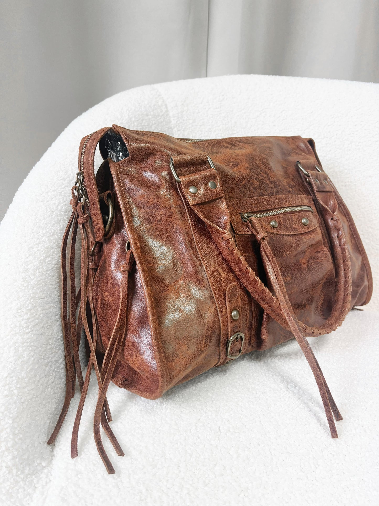Sac PANAM camel grand modèle