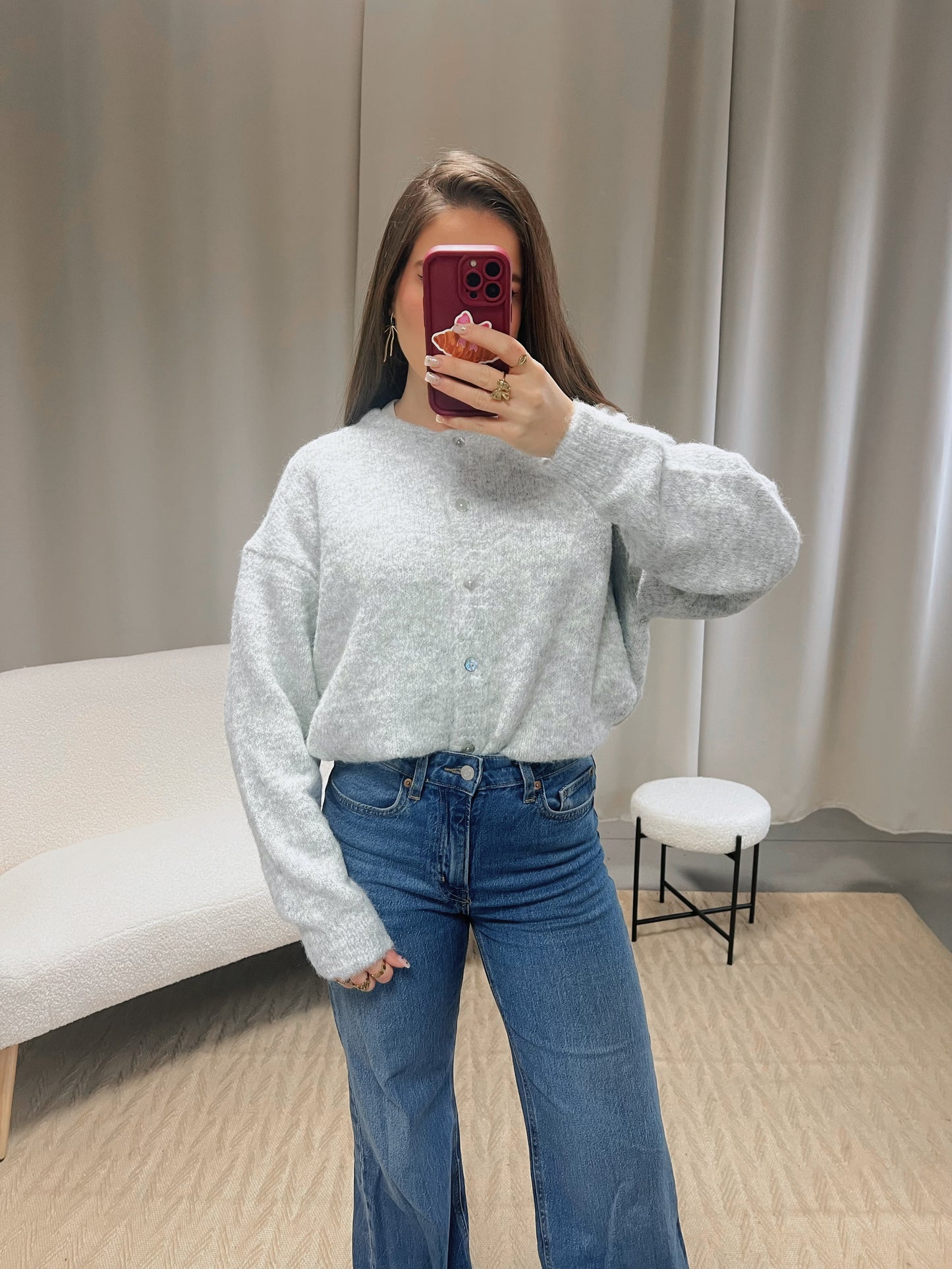 Gilet AIDY gris clair