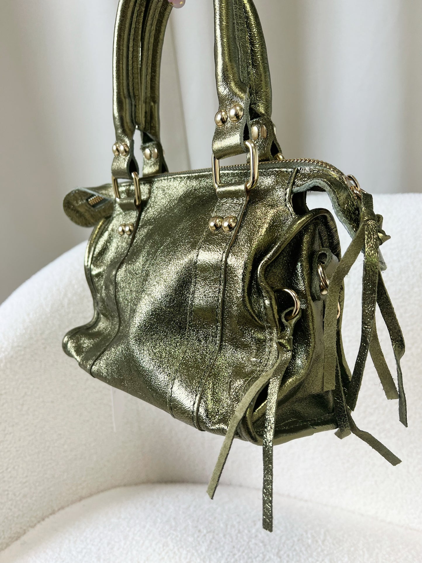 Sac PANAM irisé kaki petit modèle
