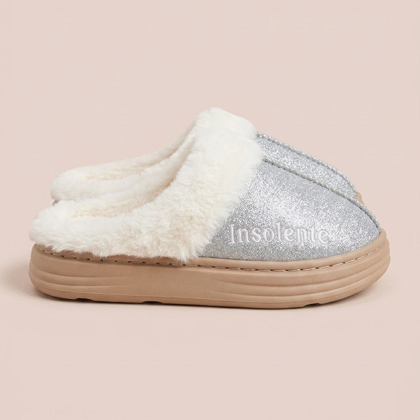 Chaussons à paillettes Insolente