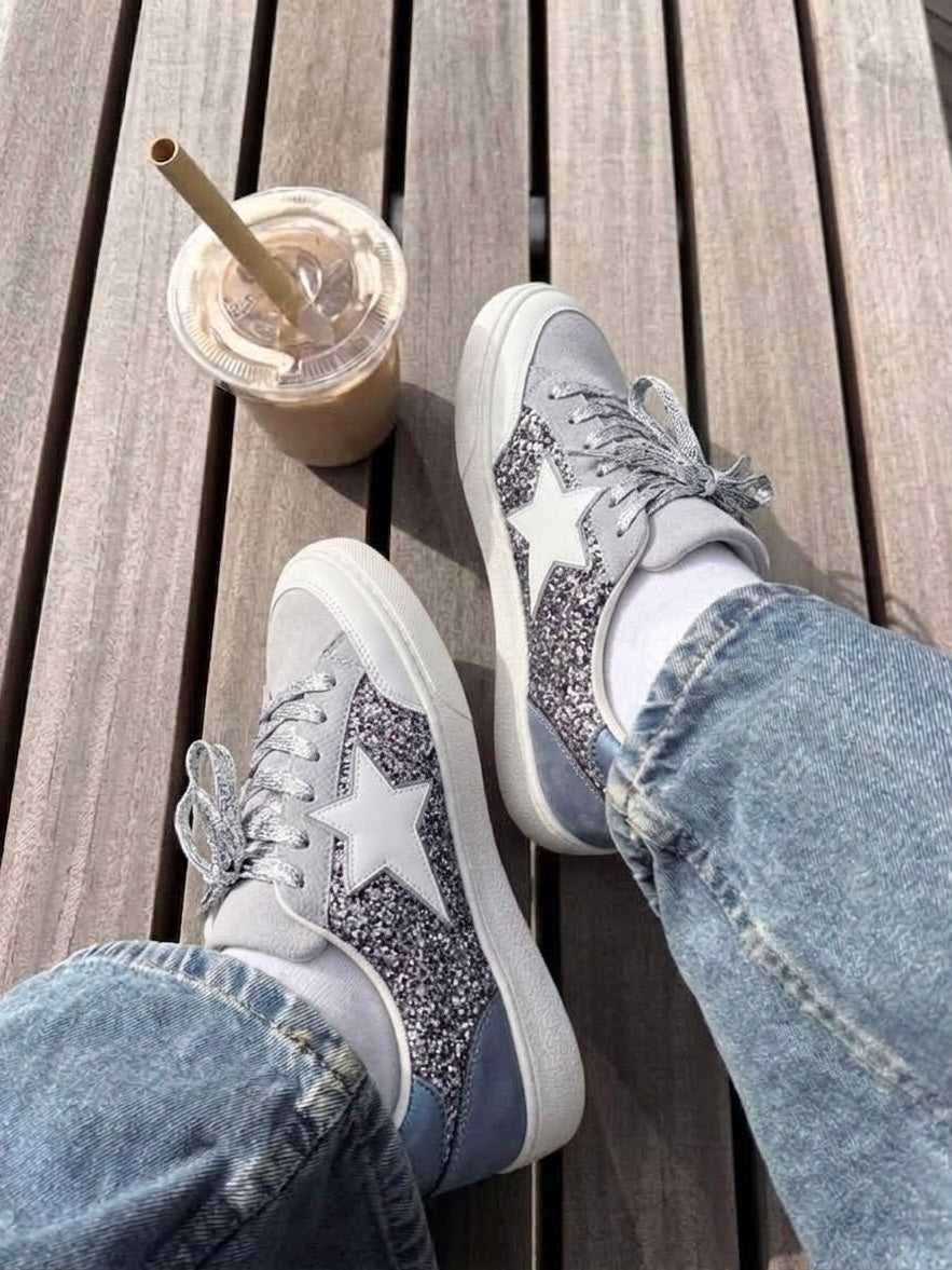 Baskets STELLA bleu et blanc