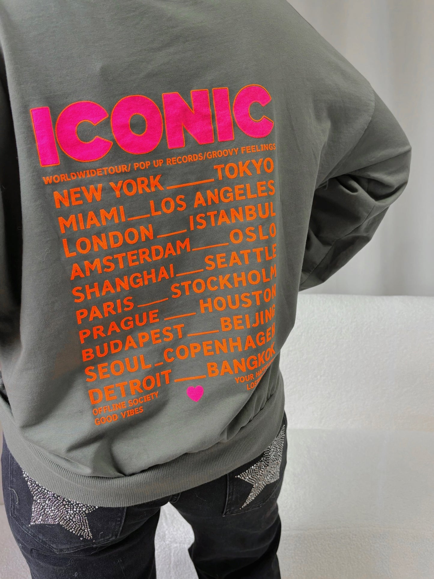 Sweat ICONIC kaki