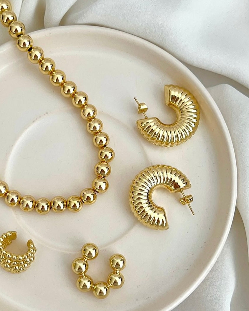 Boucles d'oreilles CHUNKY escargot