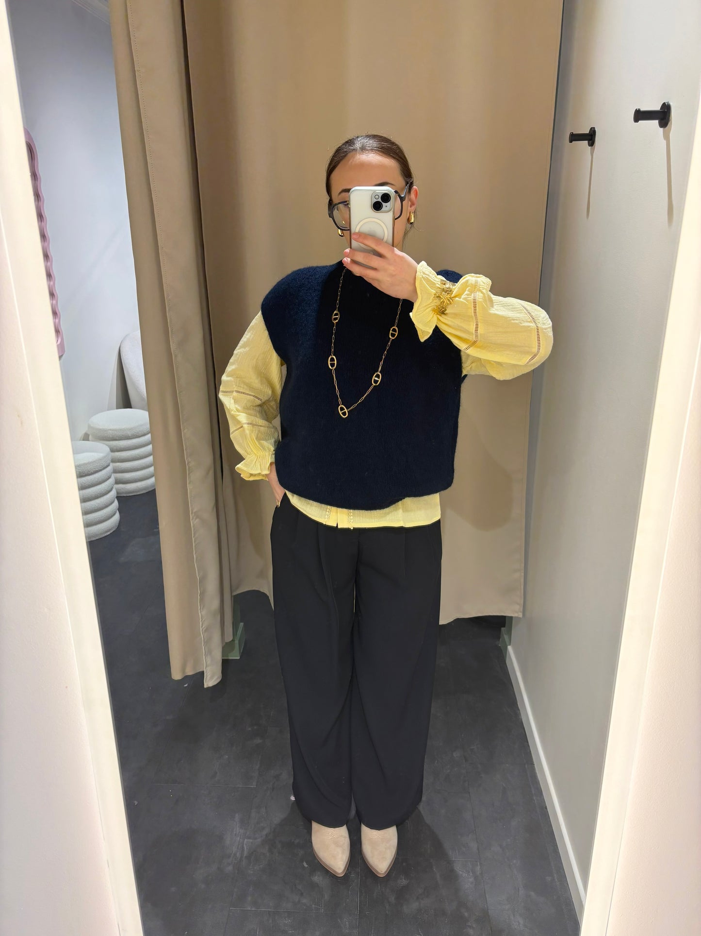 Pull LIVIA bleu marine