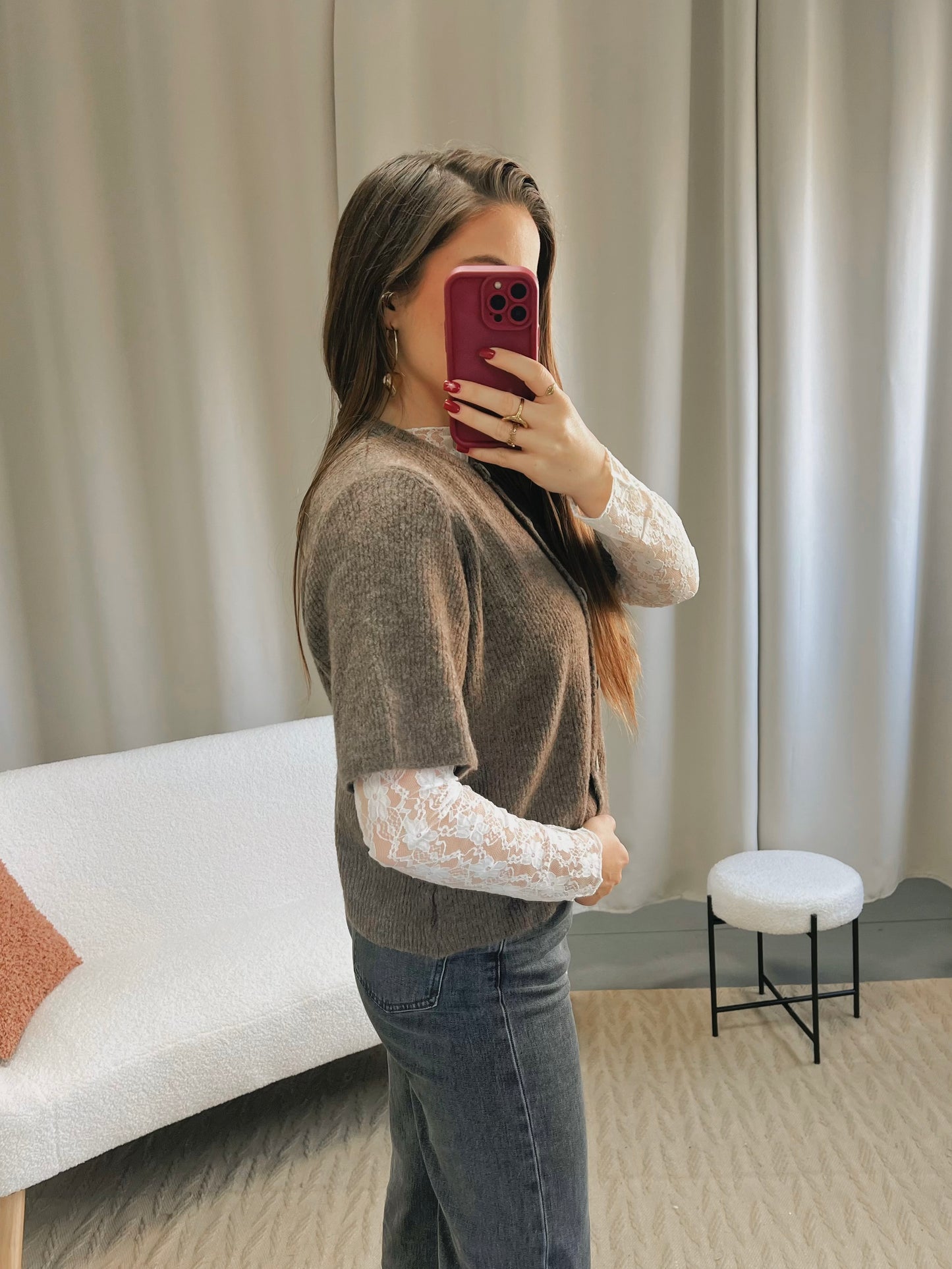 Gilet ANA noisette