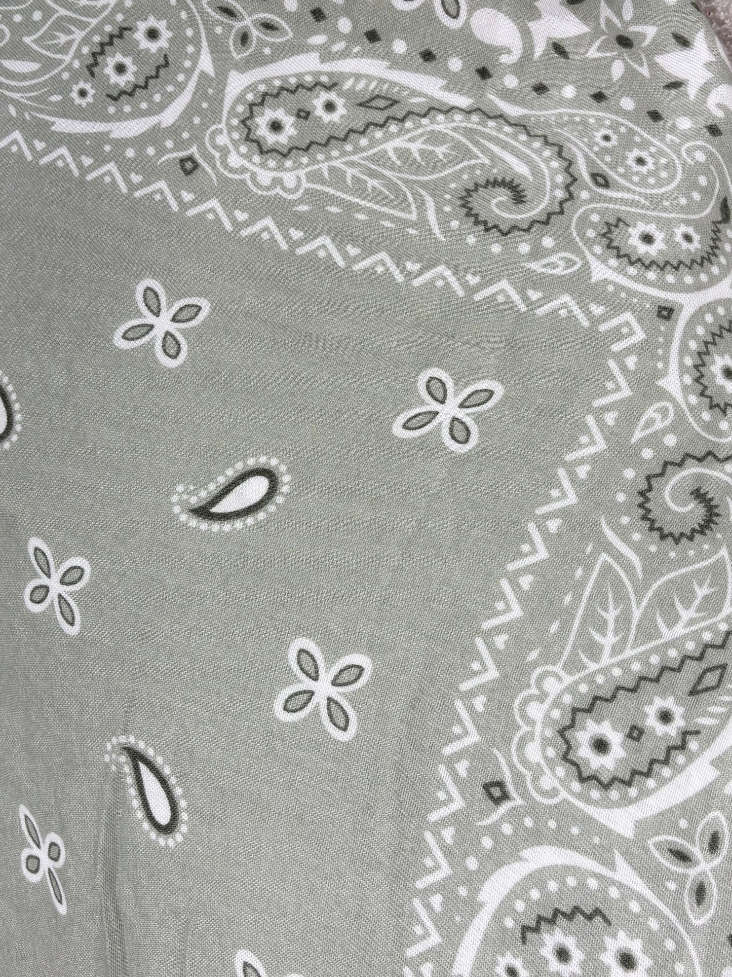 Foulard bandana vert d'eau
