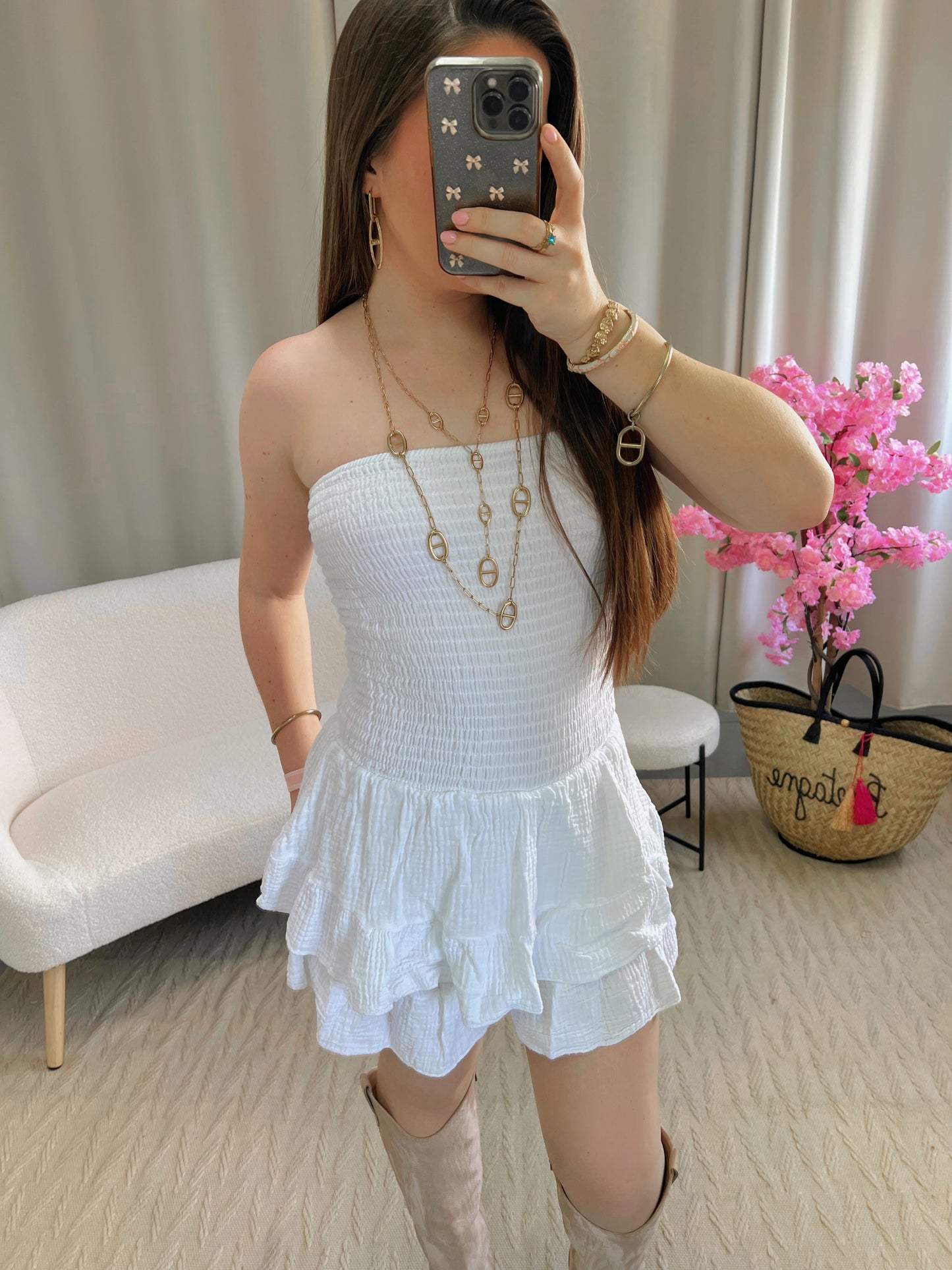 Combi short VITA blanche