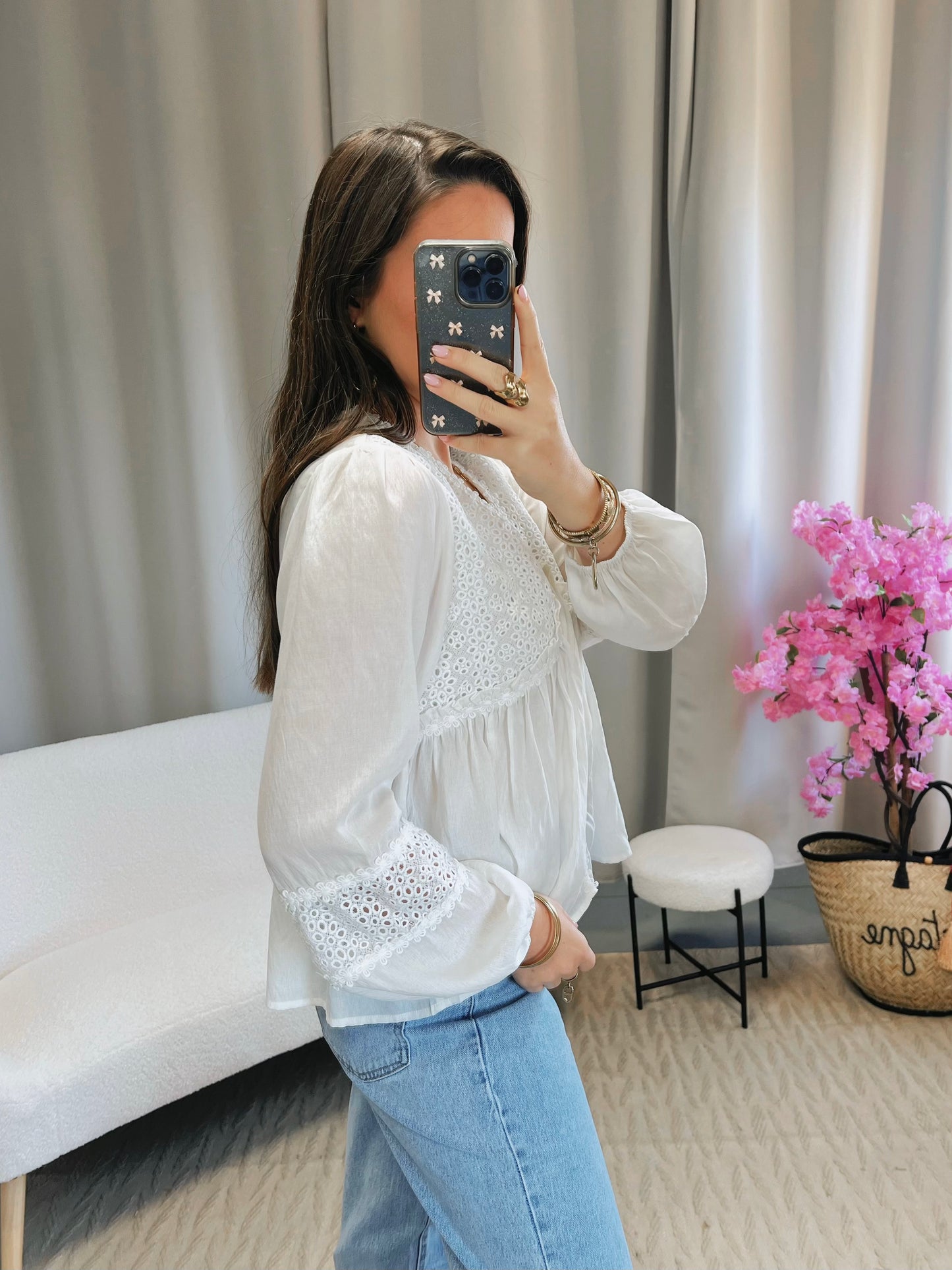 Blouse AMBRE blanche