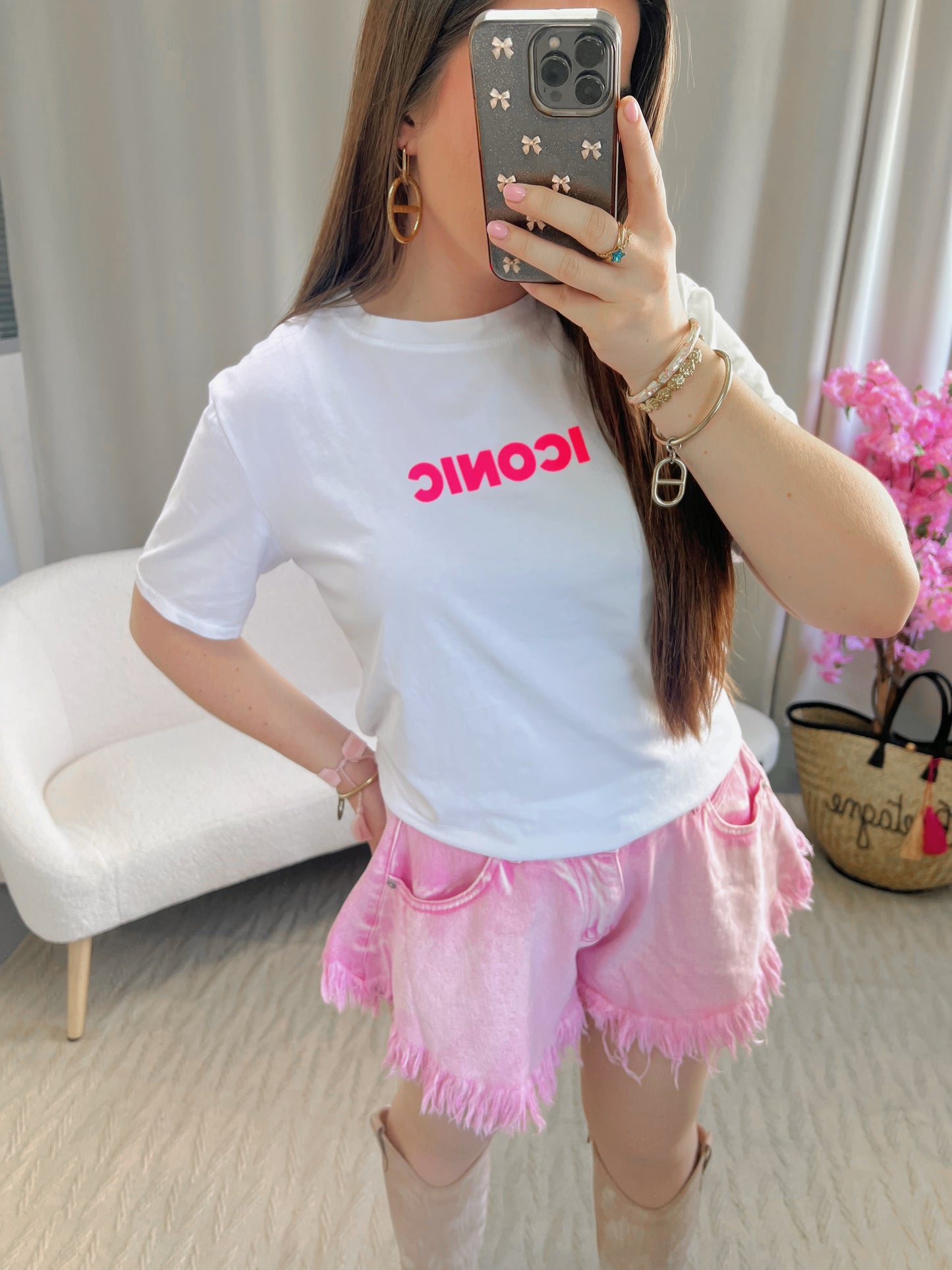 T-shirt ICONIC blanc