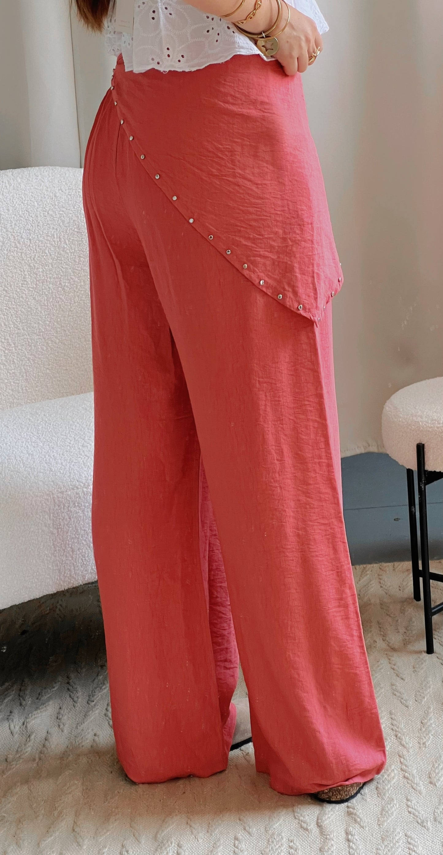 Pantalon LAURA terracotta