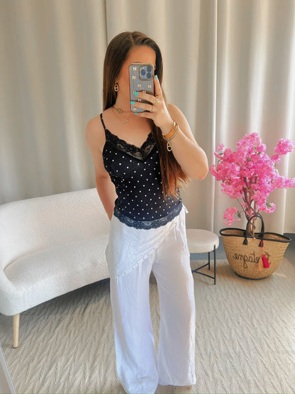 Pantalon LAURA blanc