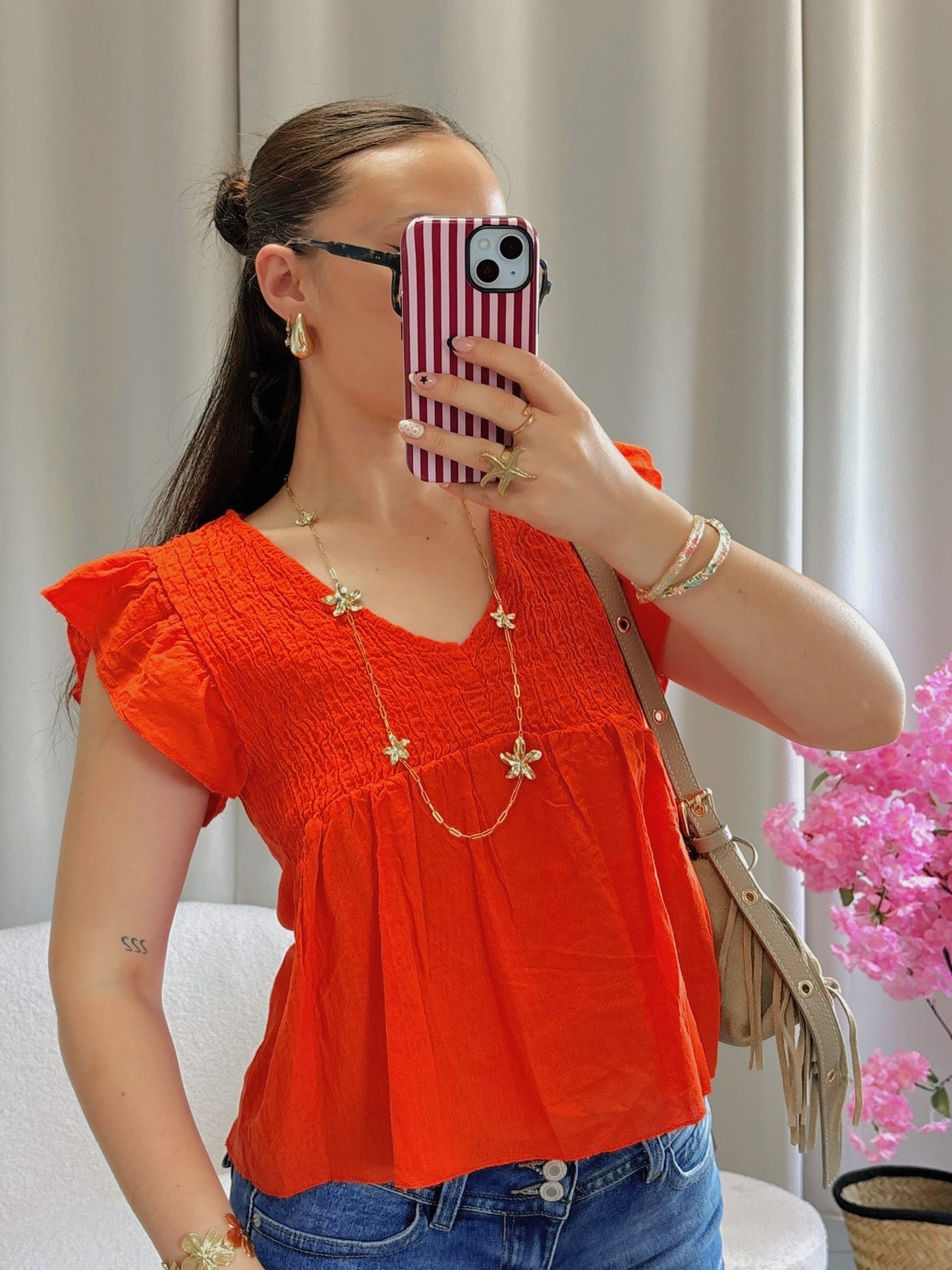 Blouse CHLOÉ orange