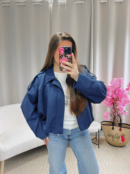 Bomber PENELOPE bleu marine