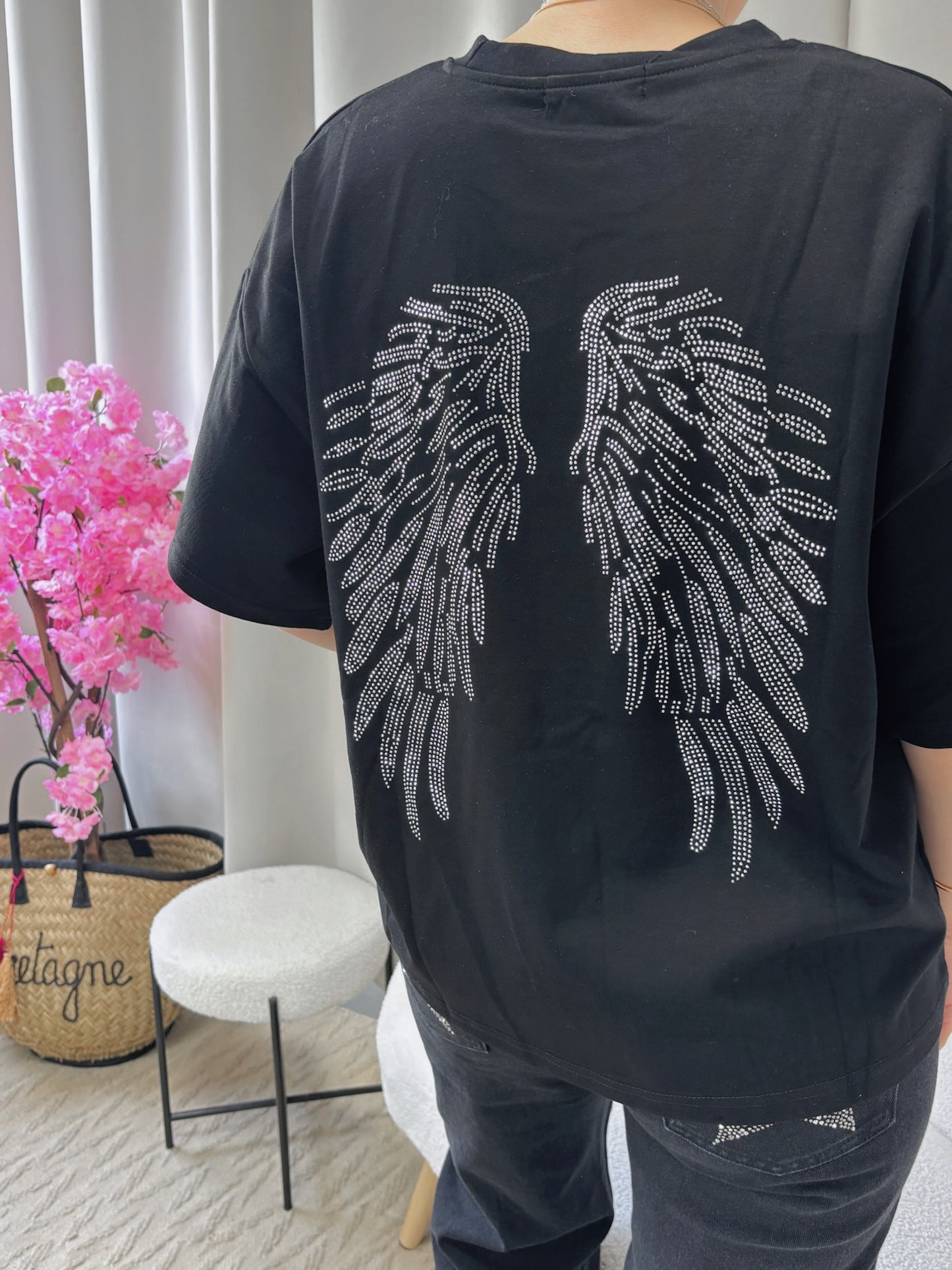 T-shirt ANGEL noir