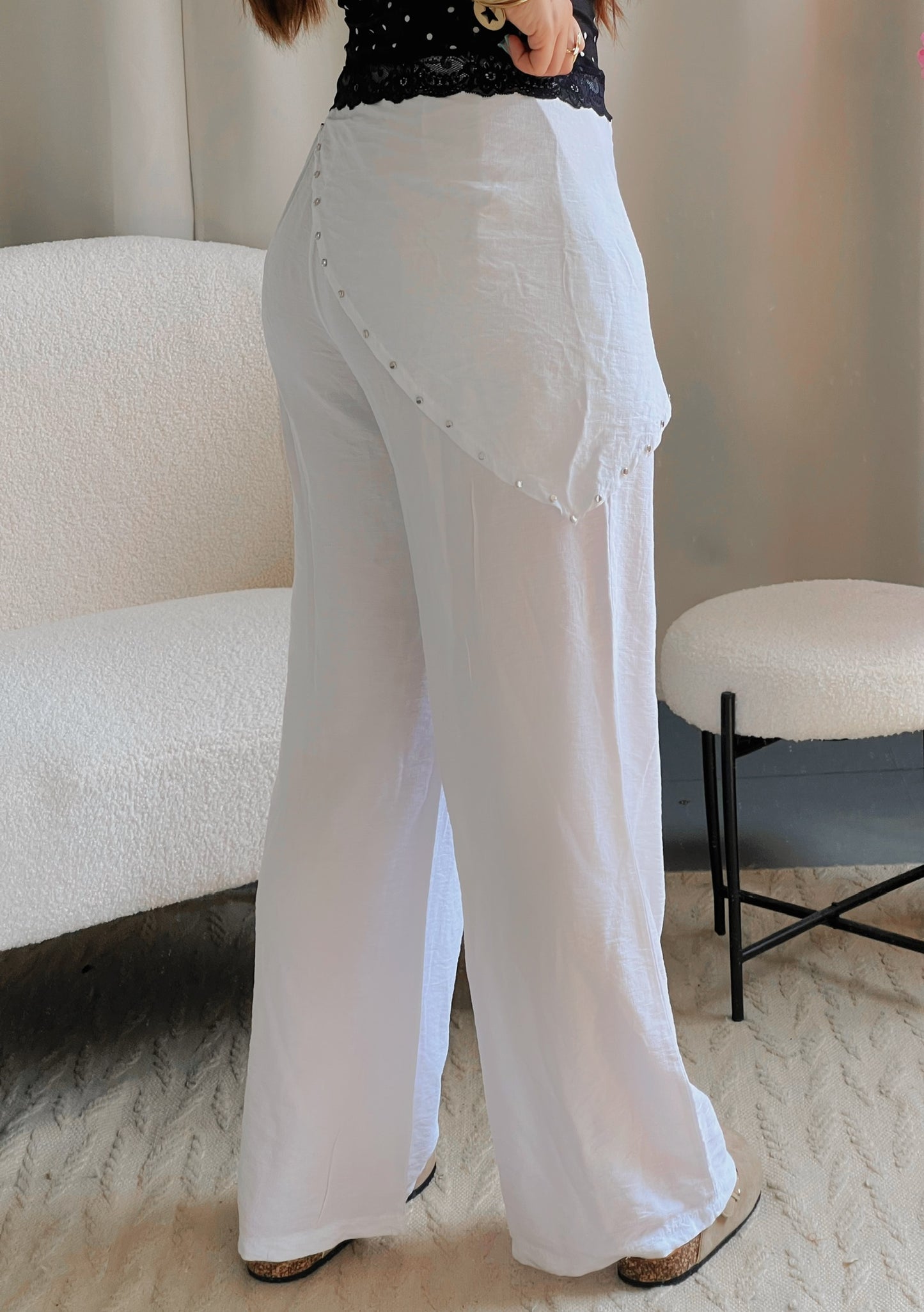 Pantalon LAURA blanc