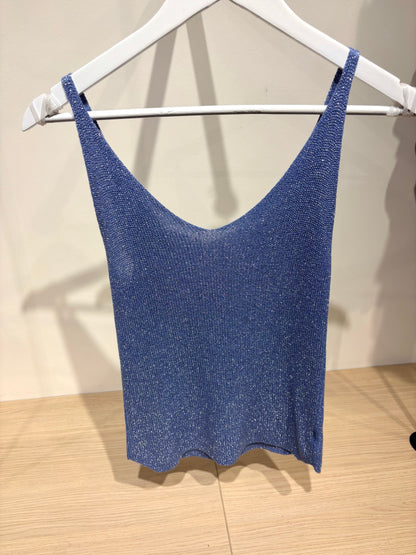 Débardeur SHINE bleu jeans