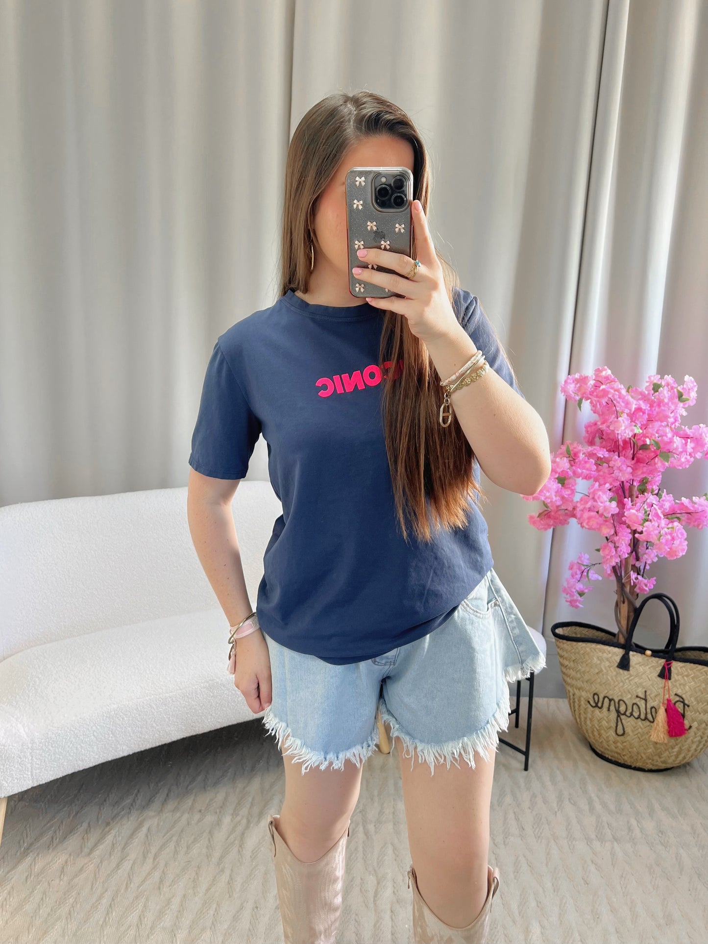 T-shirt ICONIC bleu marine