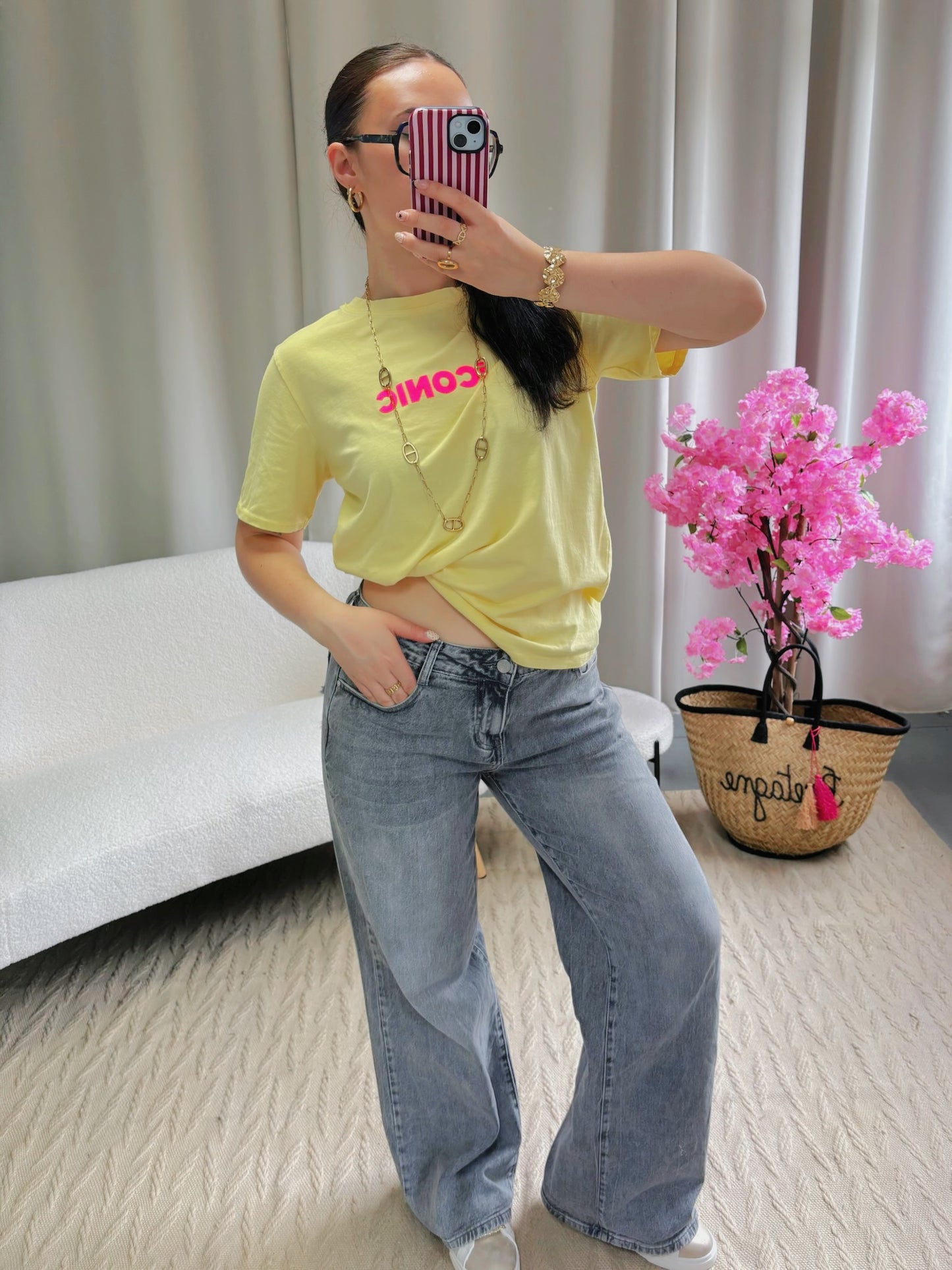 T-shirt ICONIC jaune