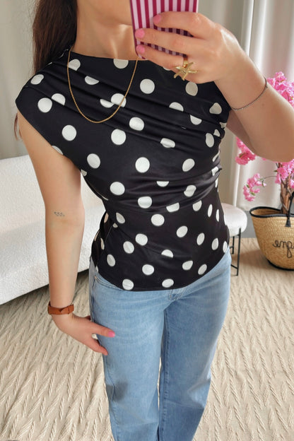 Top LUNA noir