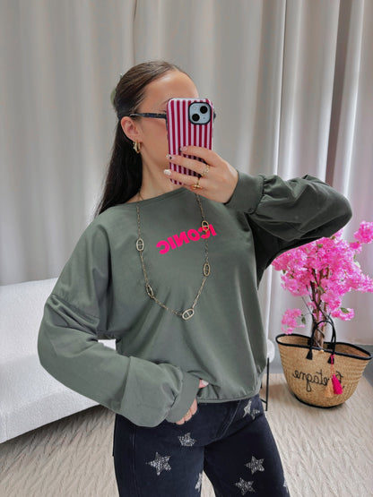 Sweat ICONIC kaki