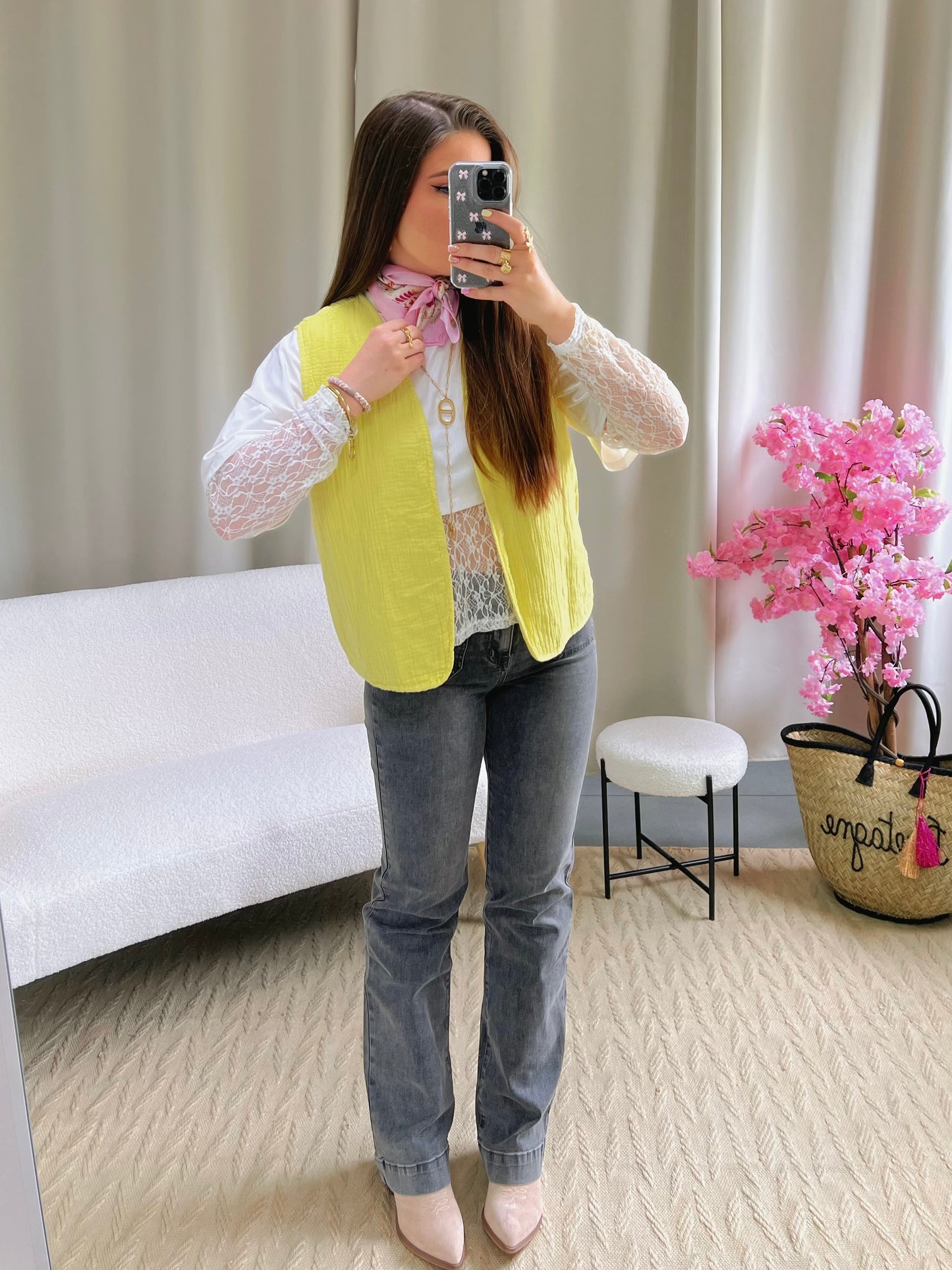 Gilet sans manches ALBA jaune