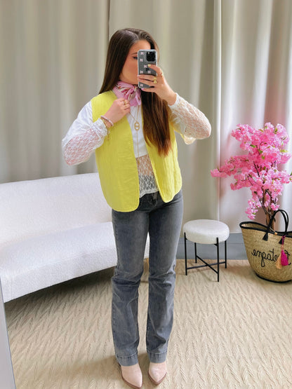 Gilet sans manches ALBA jaune