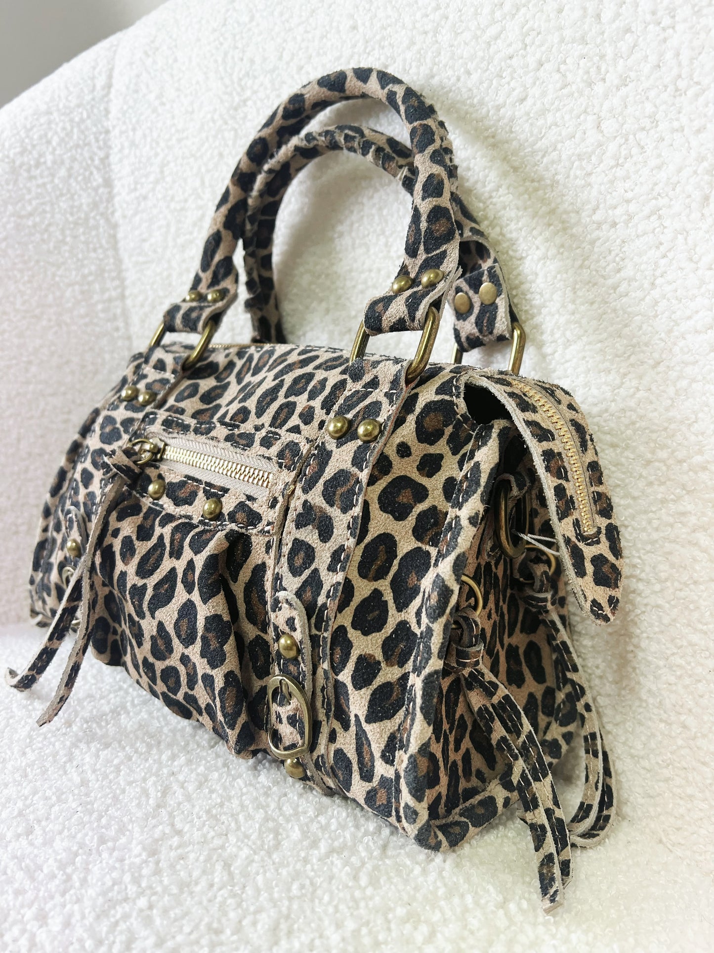 Sac PANAM léopard mat petit modèle