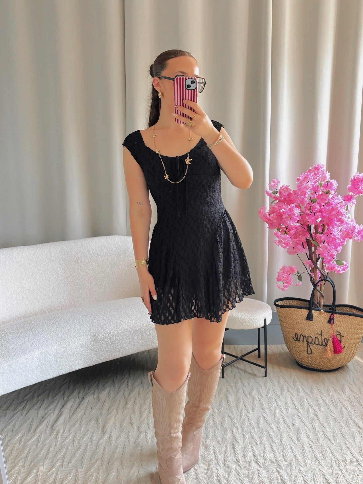 Robe MARGAUX noire