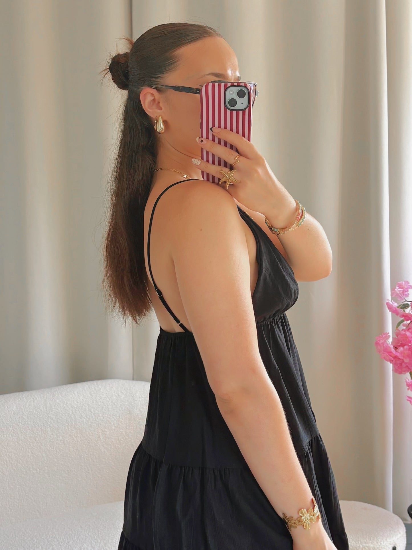 Robe SOLEIL courte noire