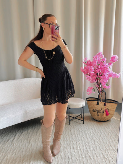 Robe MARGAUX noire
