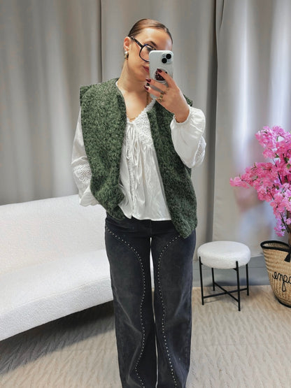 Veste ROMY kaki foncé