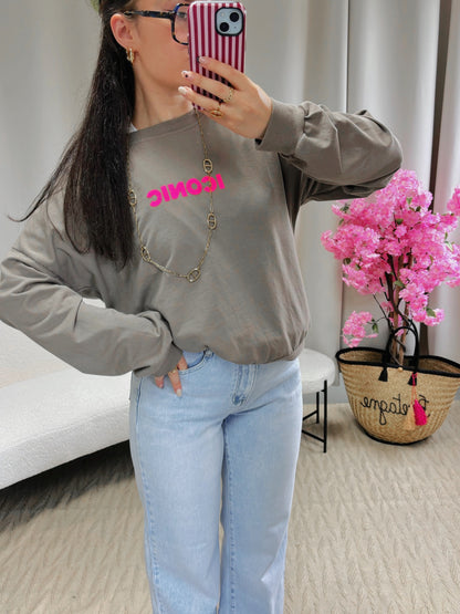 Sweat ICONIC taupe