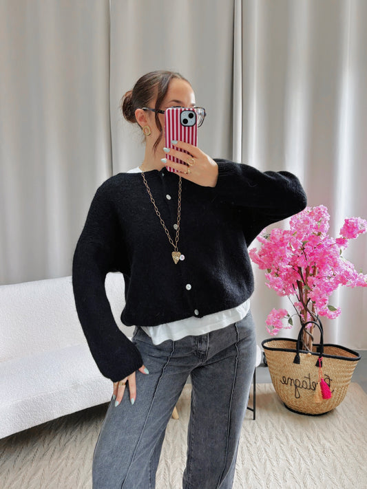 Cardigan COZY noir