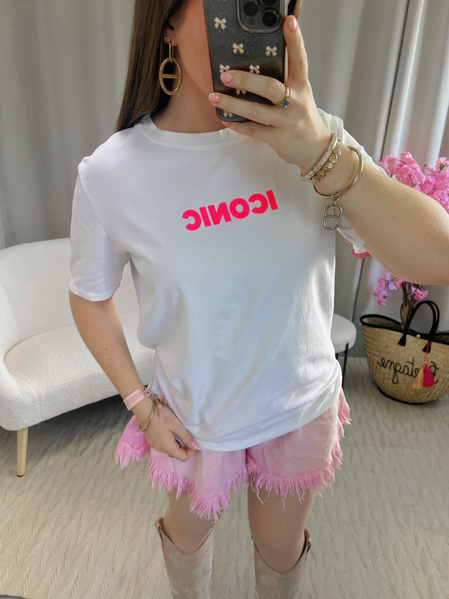 T-shirt ICONIC blanc
